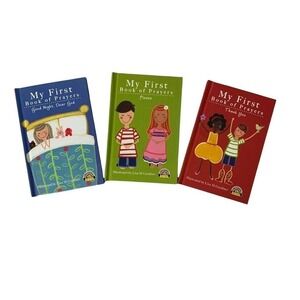Children's My First Book of Prayers 3 Book Set Please Good Night Thank You NEW